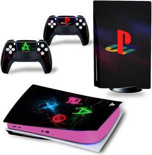 PS5 Disk Edition Skin Sticker Decal for PS5Disc Console and 2 Controllers PS5 Skin Sticker Vinyl(TN-PS5Disk-0390)