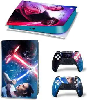 Star Wars Vinyl Skin Sticker For PS5Digital PS5 PS 5 Game Console Game Handle Full Protective Film(TN-PS5Digital-4419)