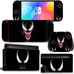 Venom Skin Sticker Decal for Switch Console Controller Dock Skin Vinyl(2182)