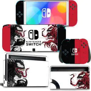 Venom Skin Sticker Decal for Switch Console Controller Dock Skin Vinyl(2183)