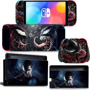 Venom Skin Sticker Decal for Switch Console Controller Dock Skin Vinyl(2188)