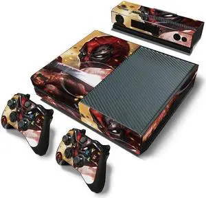 Deadpool Printing Skin Sticker Game Console Protective Film For One Gamepad Decal Full Coverage Capa Para(TN-One-0679)