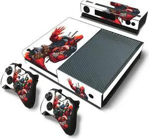 Deadpool Printing Skin Sticker Game Console Protective Film For One Gamepad Decal Full Coverage Capa Para(TN-One-0681)