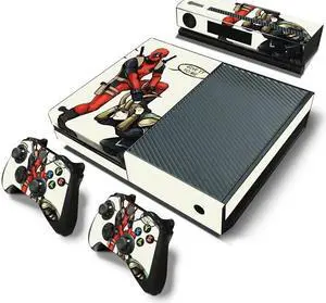 Deadpool Printing Skin Sticker Game Console Protective Film For One Gamepad Decal Full Coverage Capa Para(TN-One-0682)