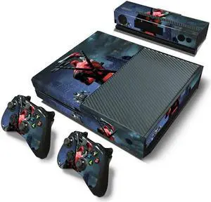 Deadpool Printing Skin Sticker Game Console Protective Film For One Gamepad Decal Full Coverage Capa Para(TN-One-0684)