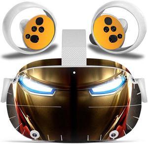 Iron man Vinyl Skin Sticker for Oculus Quest 2 VR Sticker Headset Virtual Reality Decals Protective PVC Skin(TN-OQVR2-0075)