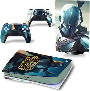 Star Wars Skin Sticker For PS5Disk PS5 Dick Game Console Game Handle Full Protective Film(TN-PS5Disk-4425)