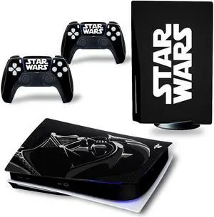 Star Wars Skin Sticker For PS5Disk PS5 Dick Game Console Game Handle Full Protective Film(TN-PS5Disk-4431)
