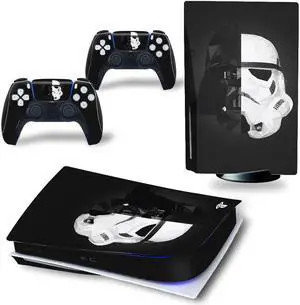 Star Wars Skin Sticker For PS5Disk PS5 Dick Game Console Game Handle Full Protective Film(TN-PS5Disk-4436)