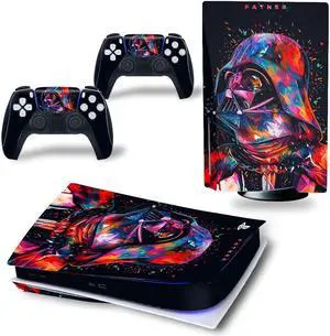 Star Wars Skin Sticker For PS5Disk PS5 Dick Game Console Game Handle Full Protective Film(TN-PS5Disk-4437)