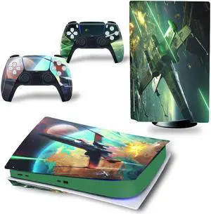 Star Wars Skin Sticker For PS5Disk PS5 Dick Game Console Game Handle Full Protective Film(TN-PS5Disk-4438)