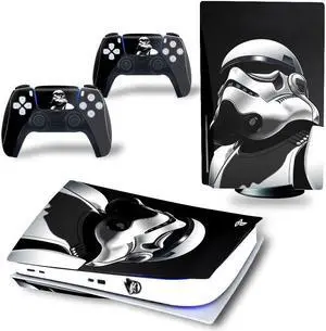 Star Wars Skin Sticker For PS5Disk PS5 Dick Game Console Game Handle Full Protective Film(TN-PS5Disk-4440)