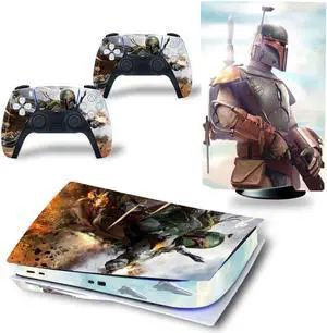 Star Wars Skin Sticker For PS5Disk PS5 Dick Game Console Game Handle Full Protective Film(TN-PS5Disk-4441)