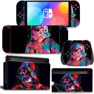 Star Wars Vinyl Skin Protection Sticker For Switch NSProtective Case Cartoon Capa Para Handle Stickers(2133)
