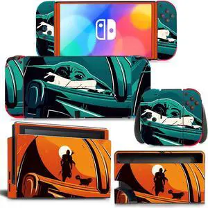 Star Wars Vinyl Skin Protection Sticker For Switch NSProtective Case Cartoon Capa Para Handle Stickers(2136)