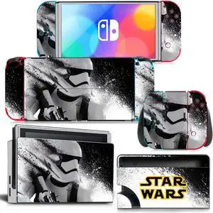 Star Wars Vinyl Skin Protection Sticker For Switch NSProtective Case Cartoon Capa Para Handle Stickers(2134)
