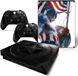 Game console skin stickers 2-piece game pad protective film(TN-XBONEX-1170)