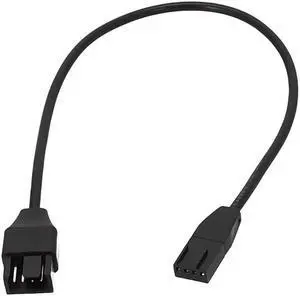 50cm Computer Cooling Fan PWM Temperature Control 4Pin Extension Cable Fan Power Extension Cable(50cm)