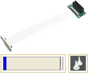 PCI X1 Extension Cable Enhances Motherboards Function High Speed Extension Cable Expand Your Motherboards Capability(Plastic feet)