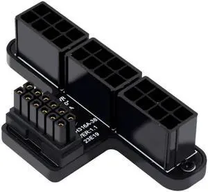 ATX3.0 12VHPWR 12+4P 600W 180 Degree Power Adapter Connector Converter for Desktops 3x8P to 40 Series Graphics Card(PH316 38A)