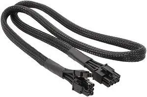PCIExpress GPU 8pin Male to 8Pin 6+2P Male Power Cable Graphics Card 8pin Power Cord for AGK750 AGK850 AGT1000 AGS750(60cm)