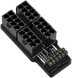 ATX3.0 4x8Pin Female to Male 12VHPWR 12+4P 180° Angled Connector Power Adapter for RTX4090 4080 16GB/12GB Graphics Card(BK-A) ATX3.0 4x8Pin Female to Male 12VHPWR 12+4P 180° Angled Connector Power Adapter for RTX4090 4080 16GB/12GB Graphics Card(BK-A)