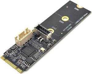 PC Motherboard- PCIE M2 NVME TYPE-E Front USB Interfaces Adapter Card USB3.2 Support-Renesas uPD720202 chipset(TypeE)