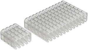 PVC  Clamp Cable Clip Organizer Dresser for 2.5-3.2mm PC Power Cord Wiring 8/24 Pin Computer Cable Manager(8PINx4 24PINX6)