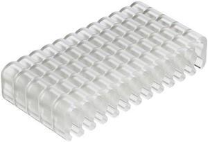 PVC  Clamp Cable Clip Organizer Dresser for 2.5-3.2mm PC Power Cord Wiring 8/24 Pin Computer Cable Manager(24PINX5)