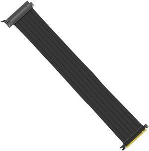 Full Speed 3.0 PCIE X16 Riser Cable Graphics Card Extension Cable PCI for EXPRESS Riser Shielded Extender Replacement(Elbow)
(45cm)