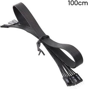 Power SW Extension Cable Mainboard Switch Hard Disk LED/PLED/Reset SW/Power SW Extender Line(100CM)