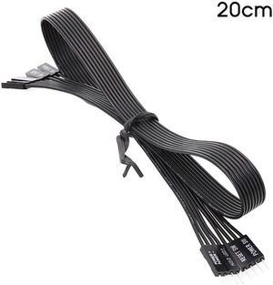 Power SW Extension Cable  Mainboard Switch Hard Disk LED/PLED/Reset SW/Power SW Extender Line(20CM)