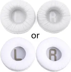 Headset Earpads Covers forTune600 T500BT Earphone Earmuffs Replaced Old Earpads Comfortable to Wear(White)