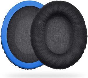 1Pair Soft Ear Pad Cushion Cover Earmuff for Cloud  Headphones(Blue ear cushions)