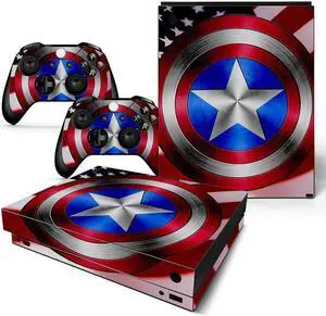 Game console skin stickers 2-piece game pad protective film(TN-XBONEX-1186)