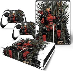 Deadpool Vinyl Game Console Skin Sticker For One X OneX Cartoon Para 2 Gamepad Protective Film Capa 
(TN-XBONEX-5024)