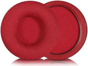 Durable Mesh Ear Pads Ear Cushion for T500BT T450 Headphone Earpads Earcup(red soccer net)