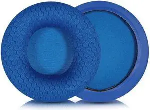 Durable Mesh Ear Pads Ear Cushion for T500BT T450 Headphone Earpads Earcup(blue football net)