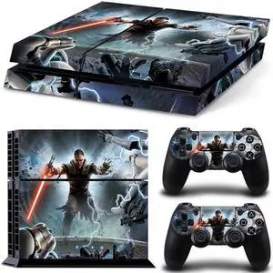 StarWars Printing Game Console Vinyl Skin Sticker for PS4 PS 4 Controller GamePad Decal Protective Film Para(TN-PS4-8077)
