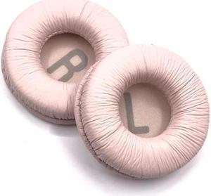 Protein Leather Ear Cushions Earpads for Tune600BT T450BT Headset Headband(Pink)