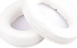 Replacement Soft Comfortable Ear Pad for Steel Series Arctis 3 5 7 Earmuffs(White)