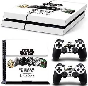 Star Wars Vinyl Game Console Skin Sticker for PS4 PS 4 Controller GamePad Printing Full Protective Film Para (TN-PS4-8027)
