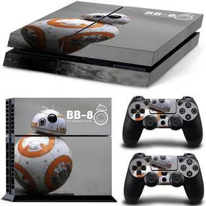 Star Wars BB-8 Vinyl Game Console Skin Sticker for PS4 PS 4 Controller GamePad Printing Protective Film Para(TN-PS4-6162)