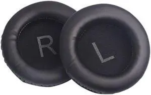 1P Replacement Soft Memory Foam Earpads Leather Ear Cushion Cover Pads for K52 K72 K92 K240 Headphones(Protein Skin Black)