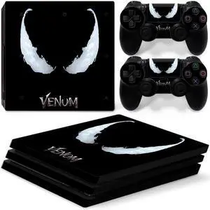 Venom Vinyl Skin Sticker for PS4 Pro Console 2 Controllers Decal Full Film Para Game Accessories(TN-P4Pro-7274)