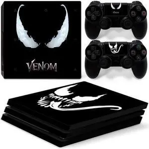 Venom Vinyl Skin Sticker for PS4 Pro Console 2 Controllers Decal Full Film Para Game Accessories(TN-P4Pro-7279)
