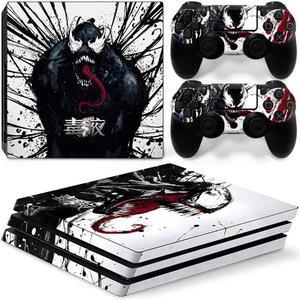 Venom Vinyl Skin Sticker for PS4 Pro Console 2 Controllers Decal Full Film Para Game Accessories(TN-P4Pro-7289)
