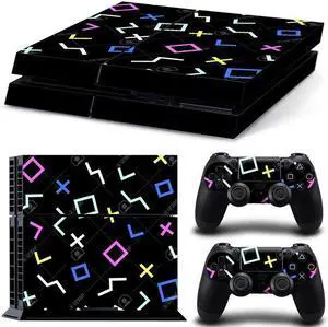 Printing Cartoon Game Console Vinyl Skin Sticker for PS4 PS 4 Controller GamePad Decal Full Protective Film(TN-PS4-2460)