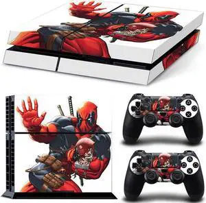 Deadpool Game Console Vinyl Skin Sticker for PS4 Controller GamePad Decal Frinti Protective Film(TN-PS4-2739) Deadpool Game Console Vinyl Skin Sticker for PS4 Controller GamePad Decal Frinti Protective Film(TN-PS4-2739)