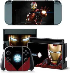Anime Iron Man Thor Skin Sticker Decal for Switch Console  Controller Dock Skin Vinyl(TN-Switch-5393)